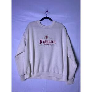 Lee Heavyweight IU Indiana Hoosiers Embroidered Old English Crewneck Sweatshirt